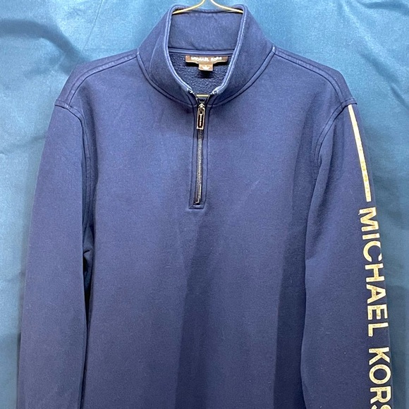 00015-A  Michael Kors half-zip sweatshirt/fleece - MED - Picture 1 of 8